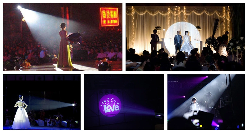 330W High Definition LED Gobos Follow Spot Light for Wedding Theatre Stage