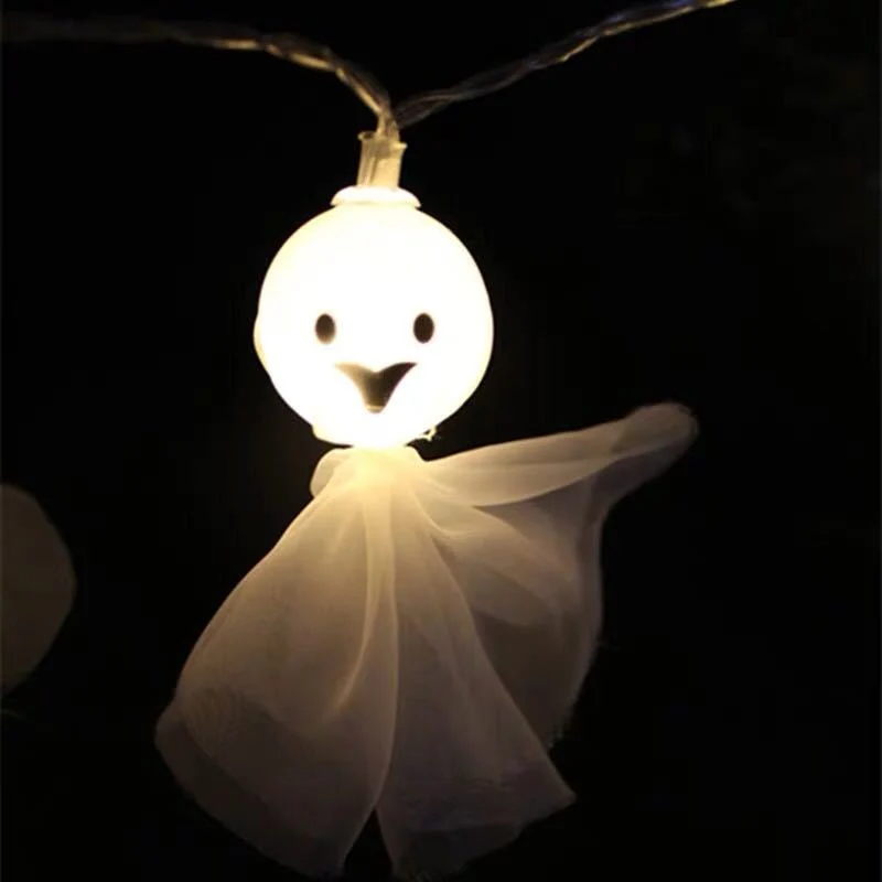 2022 Factory Wholesale Halloween LED String Lights IP42 LED Garland Spiders String Light