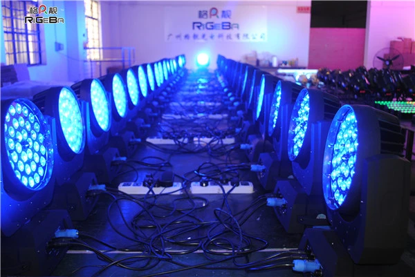 RGB Tricolor 36*10W LED Moving Head Wash Light Stage Lighting