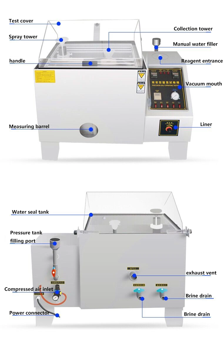 Salt Fog Box Corrosion Resistant Test Machine for Durable Test