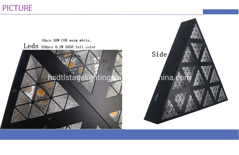 LED Triangle Light 16PCS 30W Stage Light Matrix