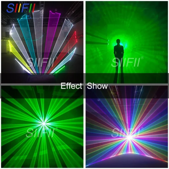 Luce laser a colori RGB da 10 W Luci laser con effetti speciali natalizi