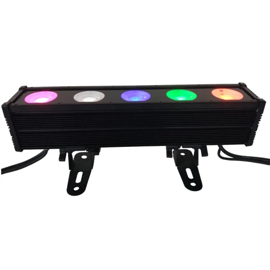 Luce da palcoscenico DMX512 COB 5*30W RGB 3in1 parziale per lavaggio a parete