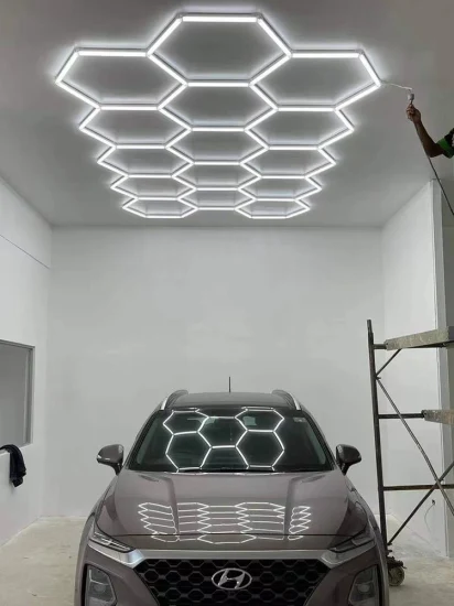 Lampada da parete esagonale a LED da 12 W prodotta in Cina, ad alte prestazioni e a basso prezzo per l'esportazione di autolavaggi in Messico