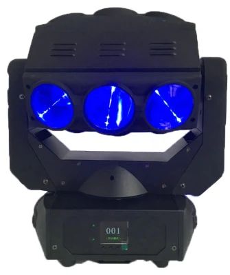 Illuminazione da discoteca da palco con luce a ragno LED a testa mobile LED RGBW 4in1